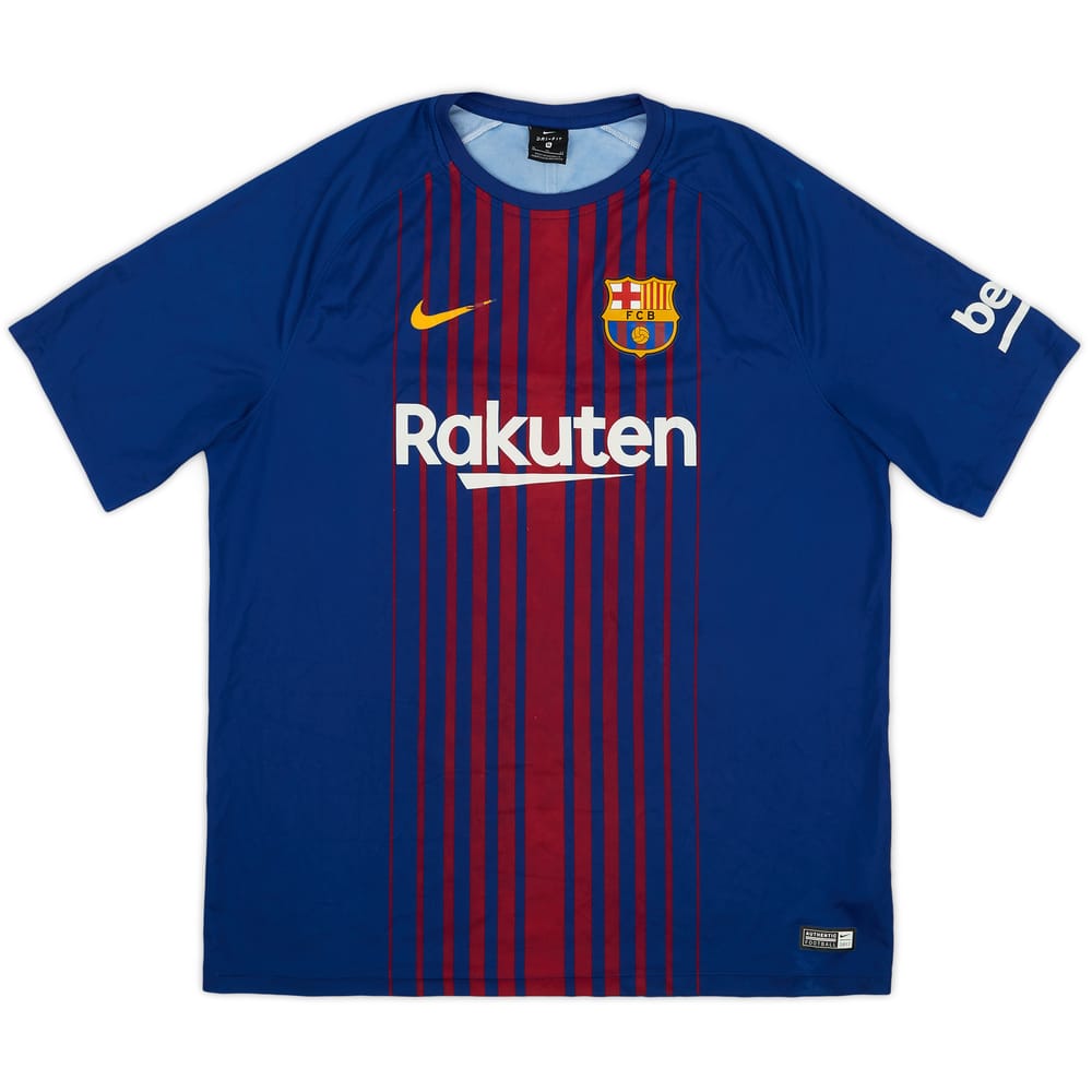2017-18 Barcelona Basic Home Shirt - 6/10 - (XL)