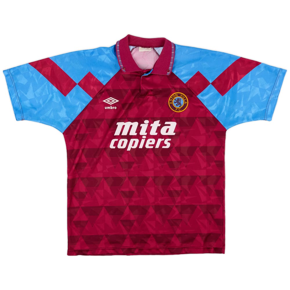 1990-92 Aston Villa Home Shirt - 9/10 - (M)