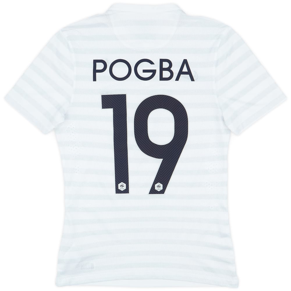 2014-15 France Authentic Away Shirt Pogba #19 - 9/10 - (S)