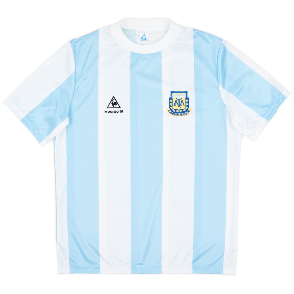 1986 Argentina Campeon Mundial Home Shirt - 9/10 - (XL)