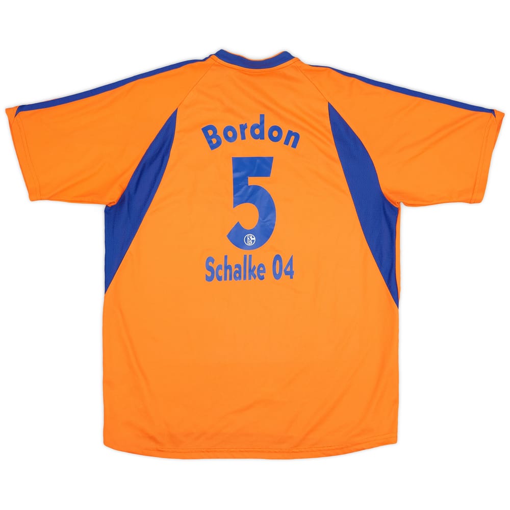 2003-04 Schalke Third Shirt Bordon #5 - 8/10 - (XL.Boys)
