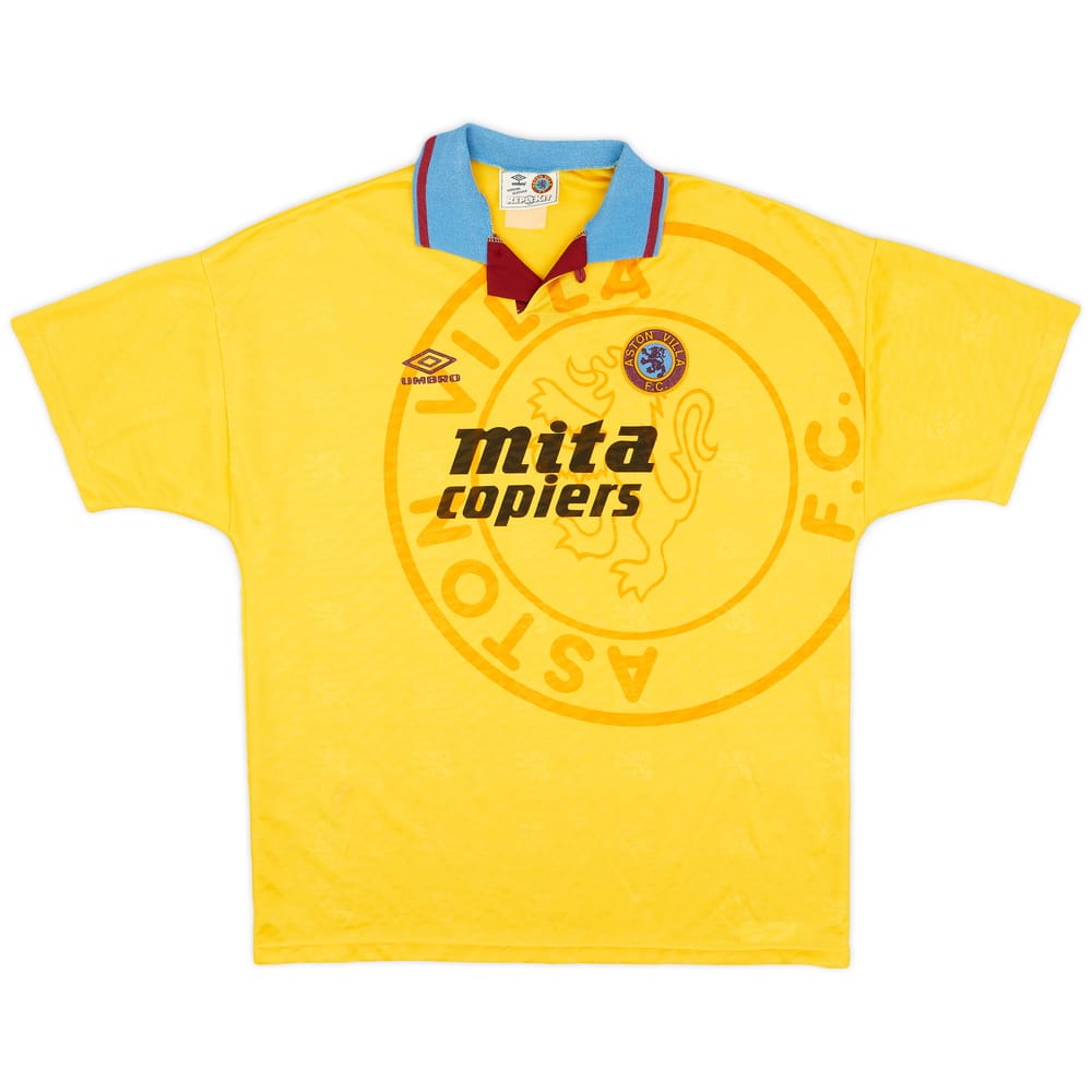 1991-93 Aston Villa Third Shirt - 8/10 - (XL)
