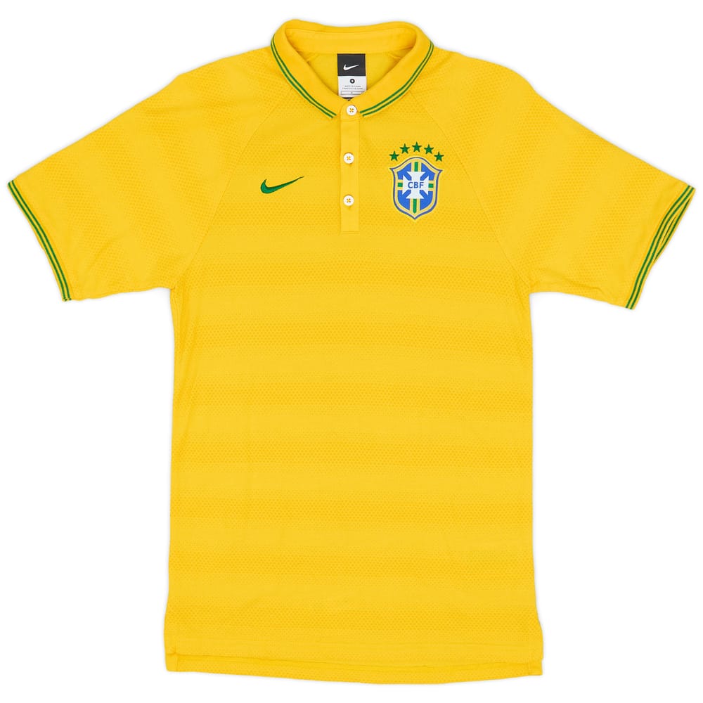 2014-15 Brazil Nike Polo Shirt - 8/10 - (S)