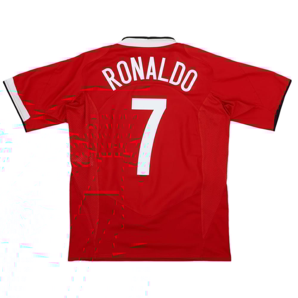 2004-06 Manchester United Home Shirt Ronaldo #7 - 6/10 - (L)