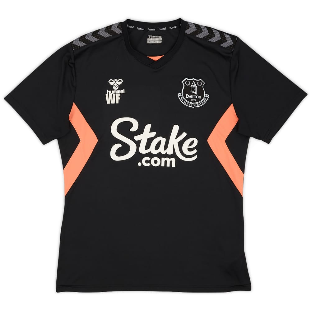 2020-21 Everton Staff Issue Hummel Training Shirt WF - 8/10 - (M)