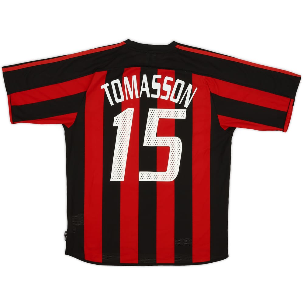 2003-04 AC Milan Home Shirt Tomasson #15 - 5/10 - (M)