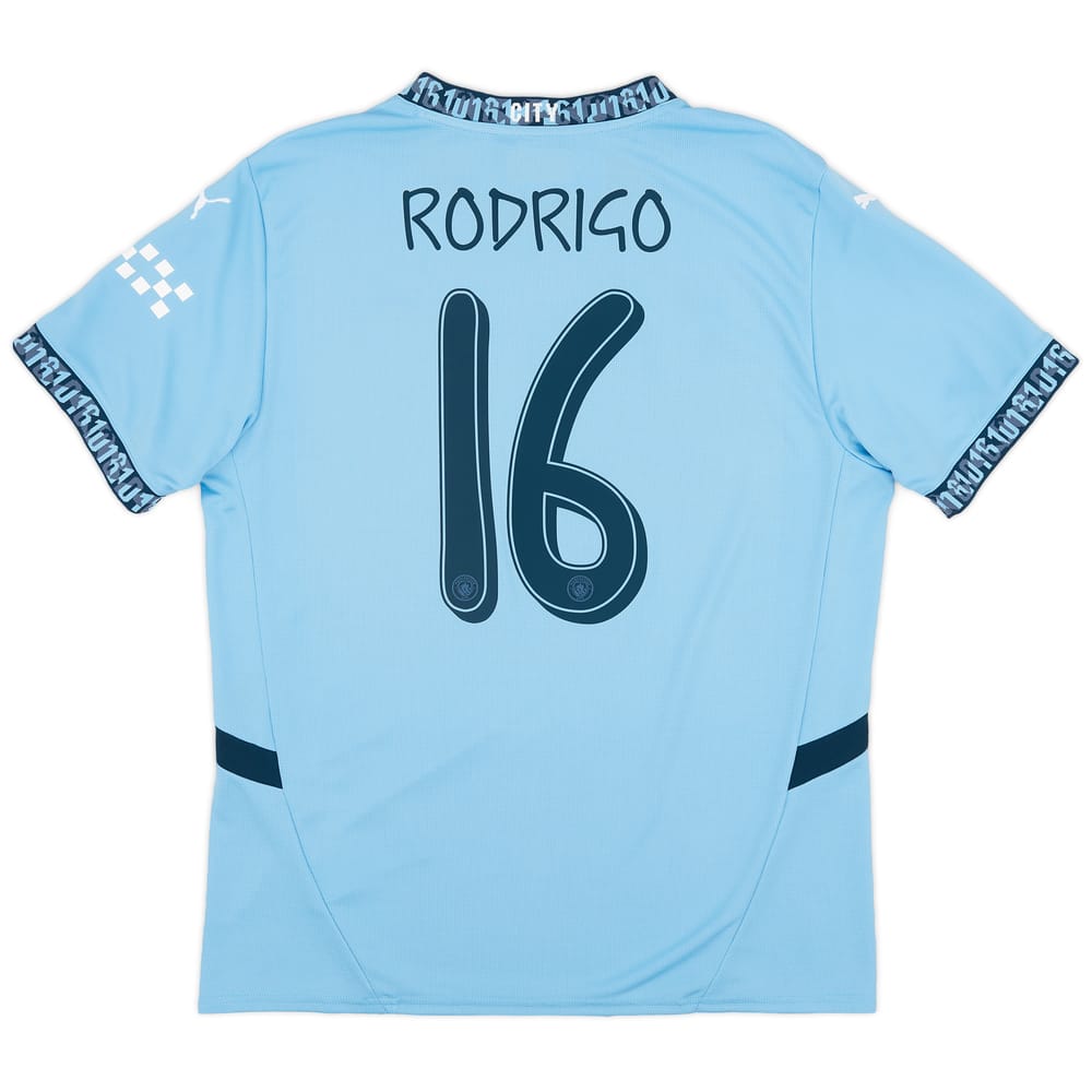 2024-25 Manchester City Home Shirt Rodrigo #16
