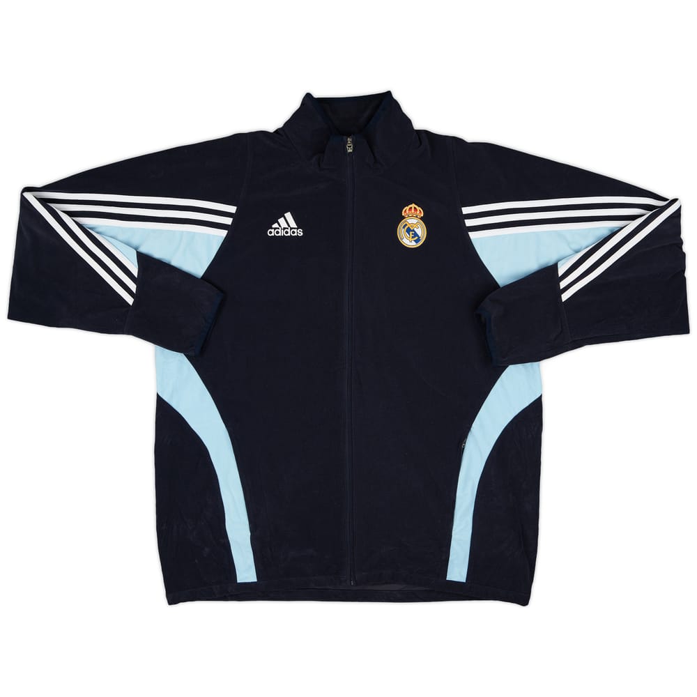 2003-04 Real Madrid adidas Fleece Track Jacket - 9/10 - (L)