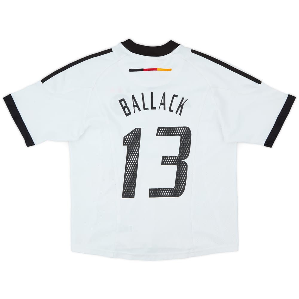 2002-04 Germany Home Shirt Ballack #13 - 6/10 - (XL.Boys)