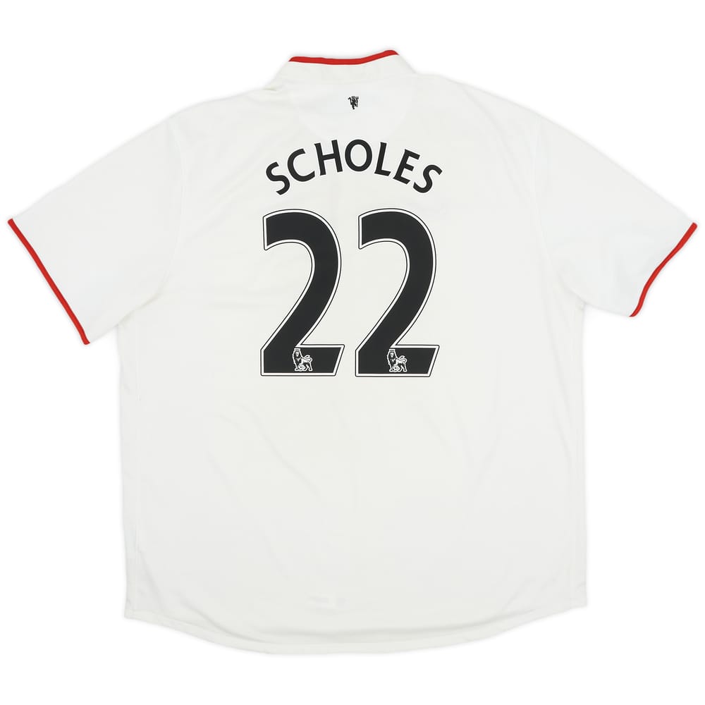 2012-14 Manchester United Away Shirt Scholes #22 - 7/10 - (XXL)