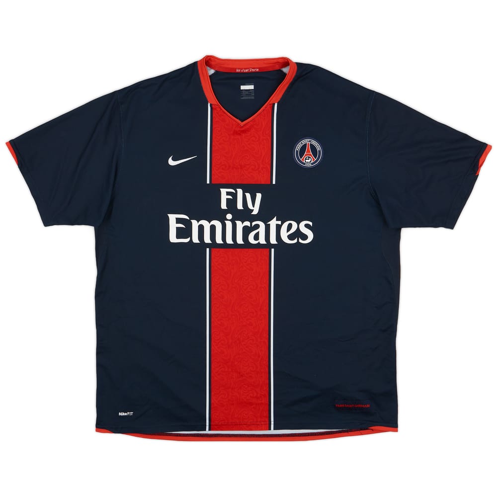 2007-08 Paris Saint-Germain Home Shirt - 8/10 - (XXL)