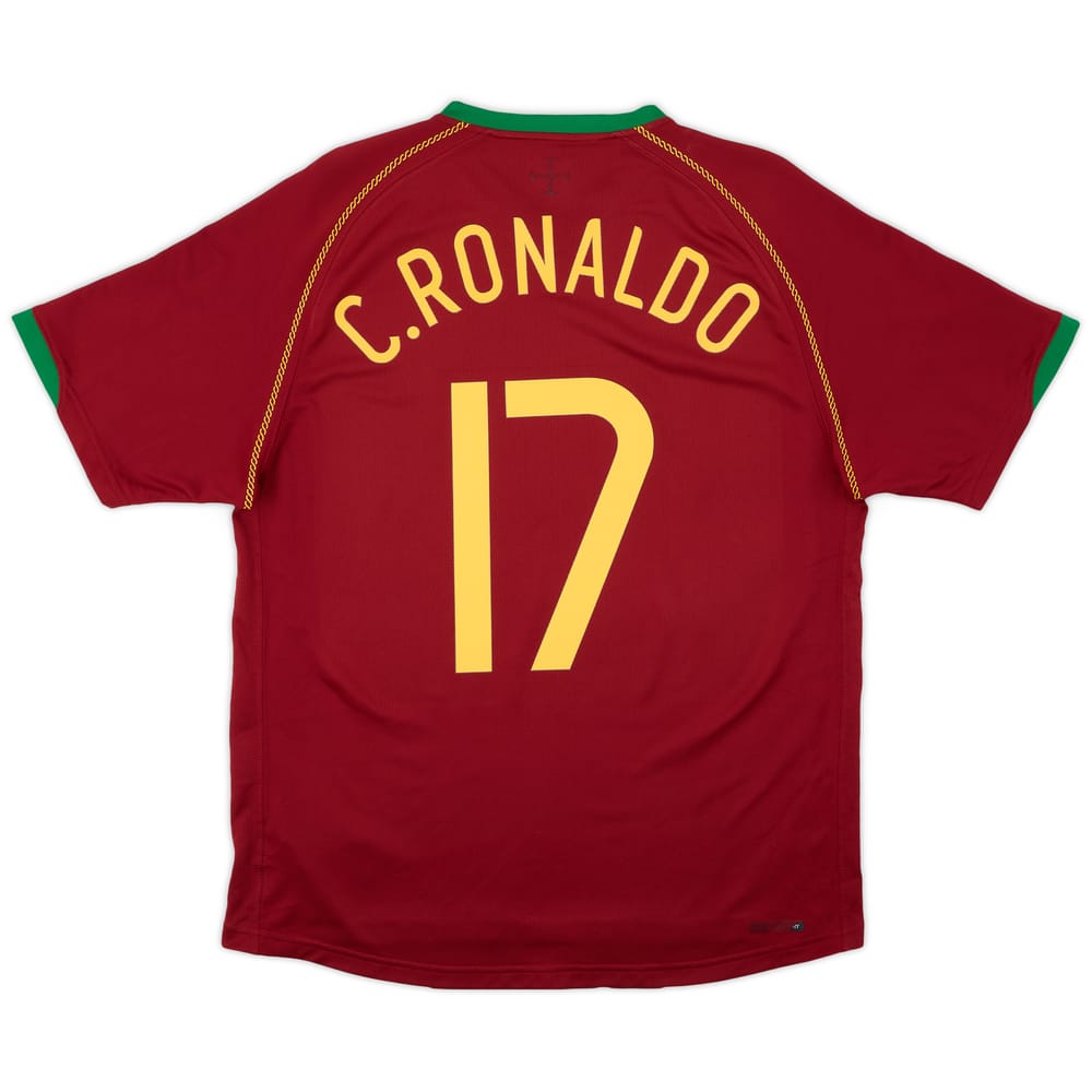2006-08 Portugal Home Shirt C.Ronaldo #17 - 7/10 - (L)