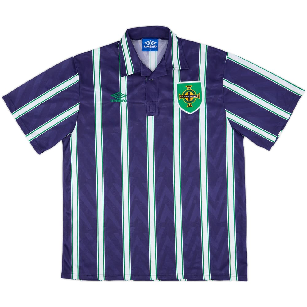 1992-94 Northern Ireland Away Shirt - 8/10 - (XL)