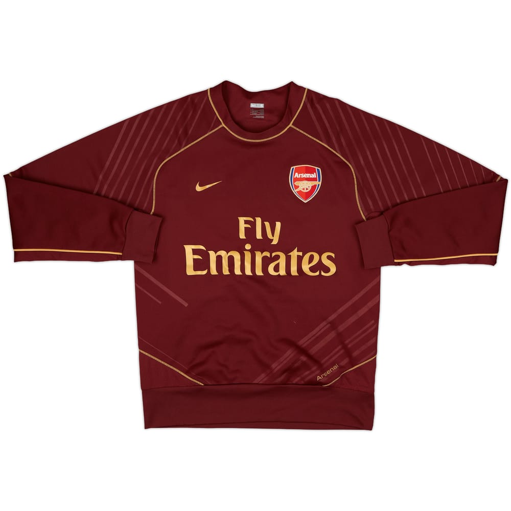 2007-08 Arsenal Nike Sweat Top - 7/10 - (S)