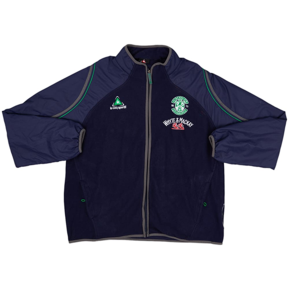 2008-09 Hibernian Le Coq Sportif 1/4 Zip Drill Top - 8/10 - (L)