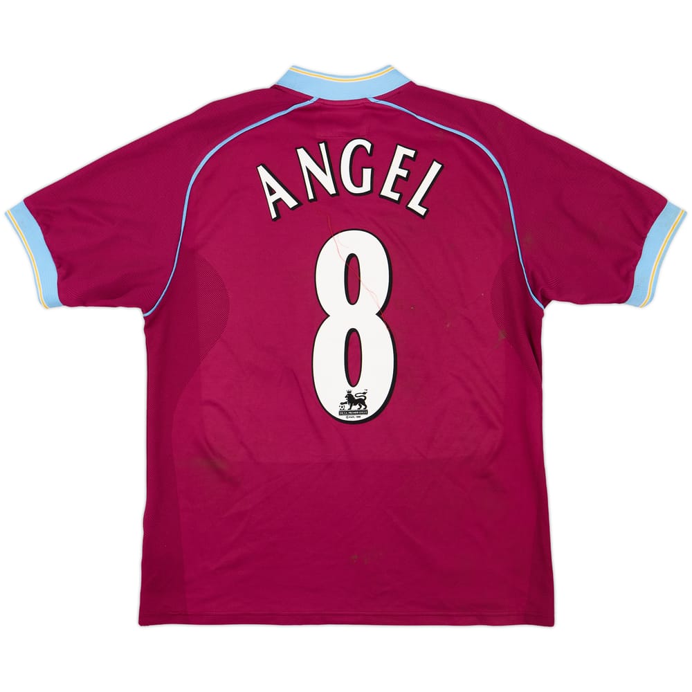 2001-02 Aston Villa Home Shirt Angel #8 - 8/10 - (S)