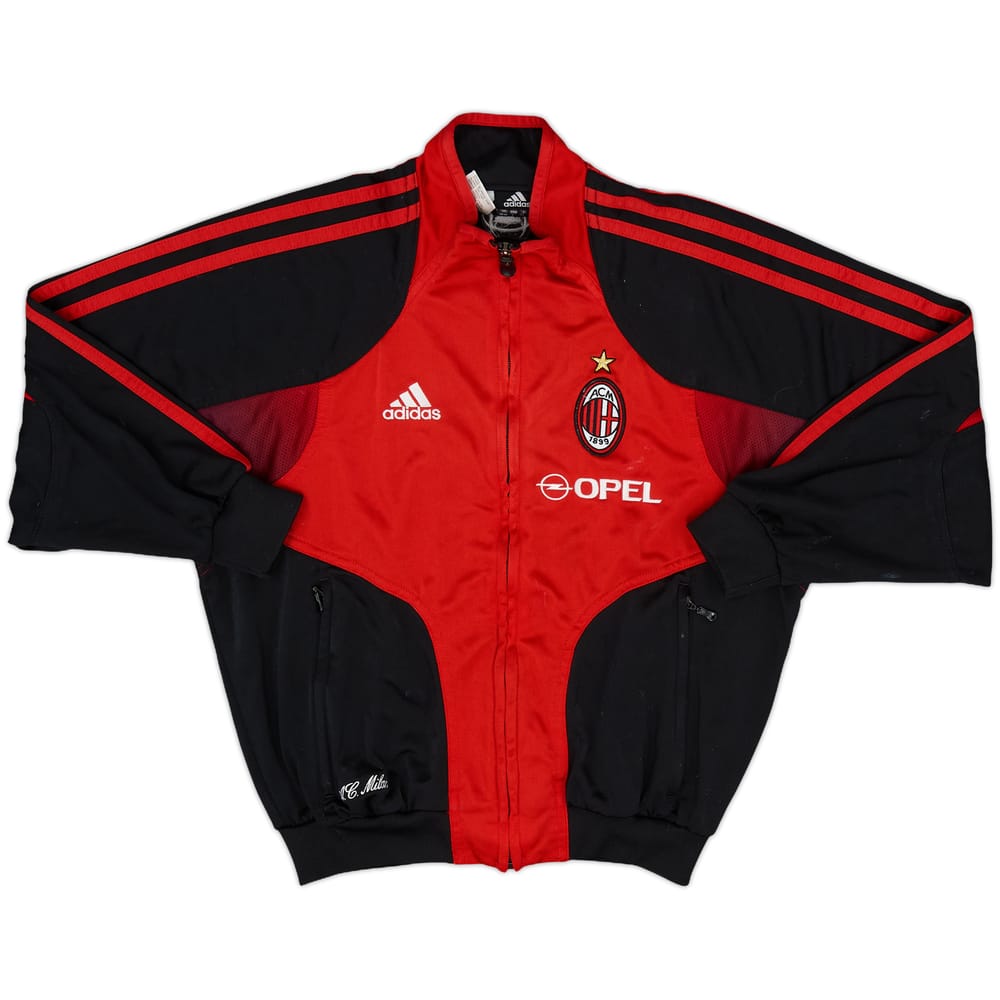 2004-05 AC Milan adidas Track Jacket - 8/10 - (S.Boys)