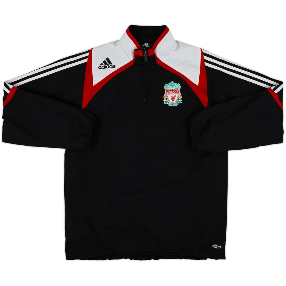 2007-08 Liverpool adidas 1/4 Zip Drill Top - 8/10 - (S/M)