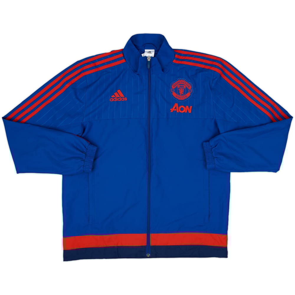 2015-16 Manchester United adidas Track Jacket - 8/10 - (M)