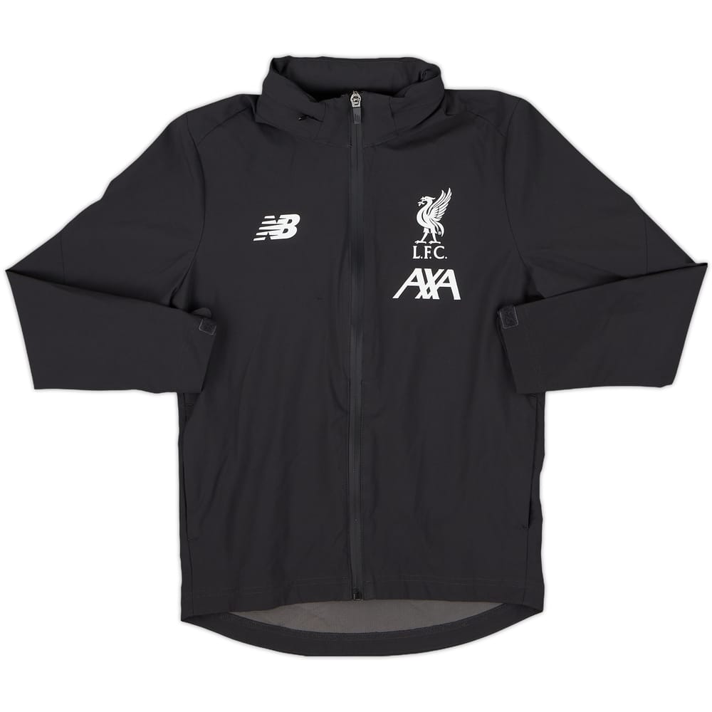 2019-20 Liverpool New Balance Hooded Rain Jacket - 9/10 - (M.Boys)