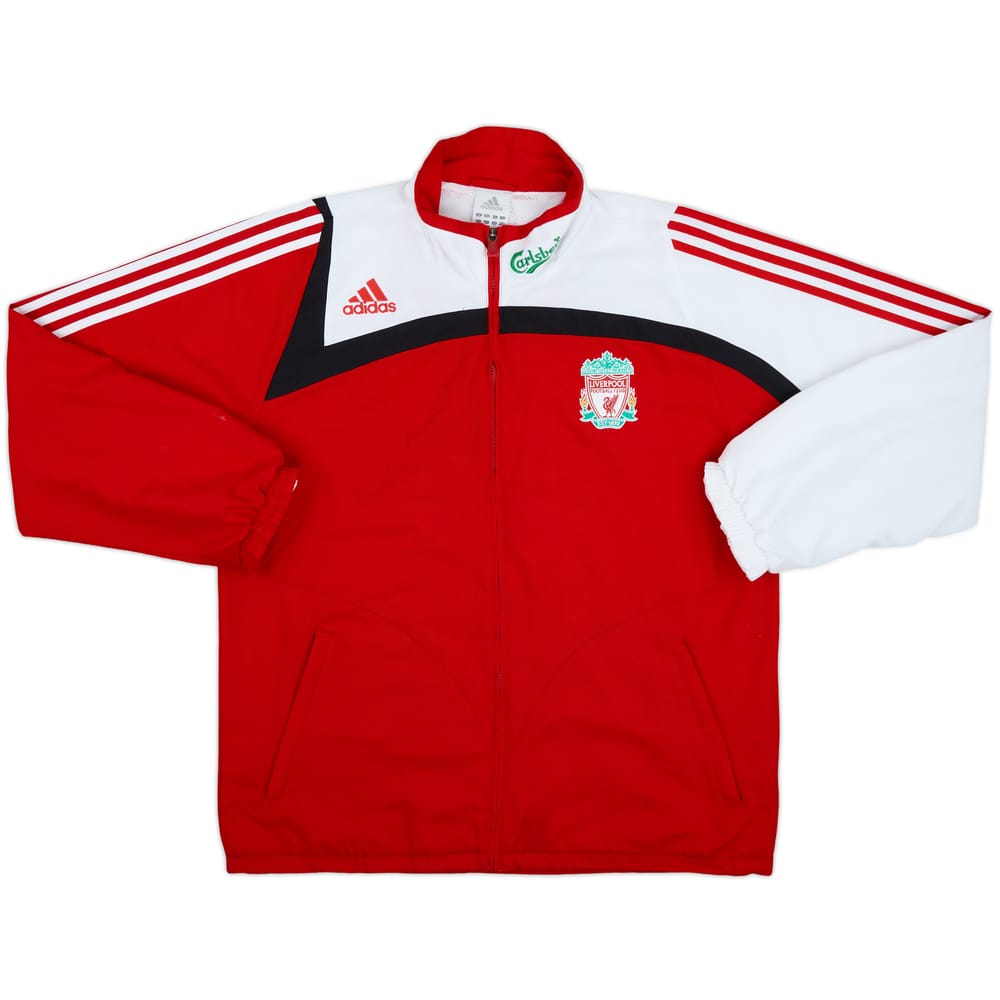 2007-08 Liverpool adidas Track Jacket - 8/10 - (L)