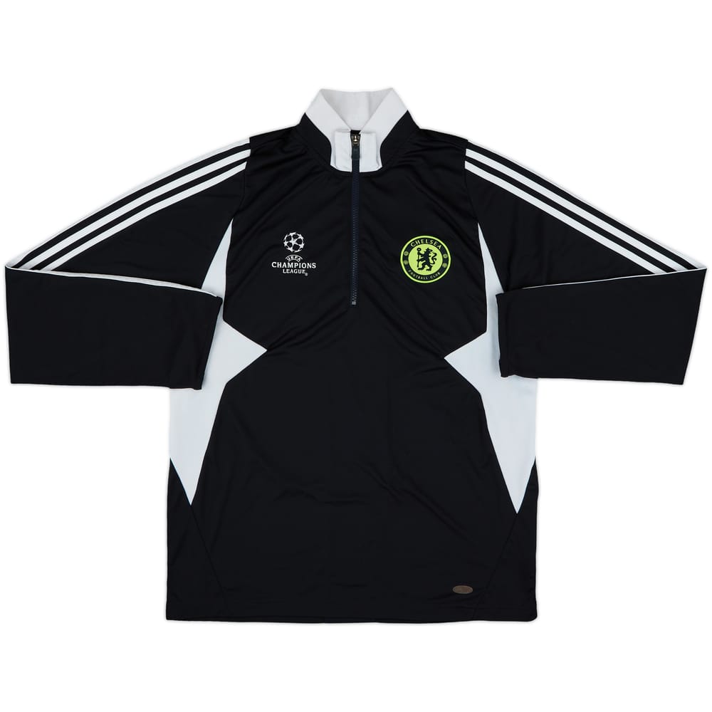 2007-08 Chelsea adidas CL 1/4 Zip Drill Top - 8/10 - (L)