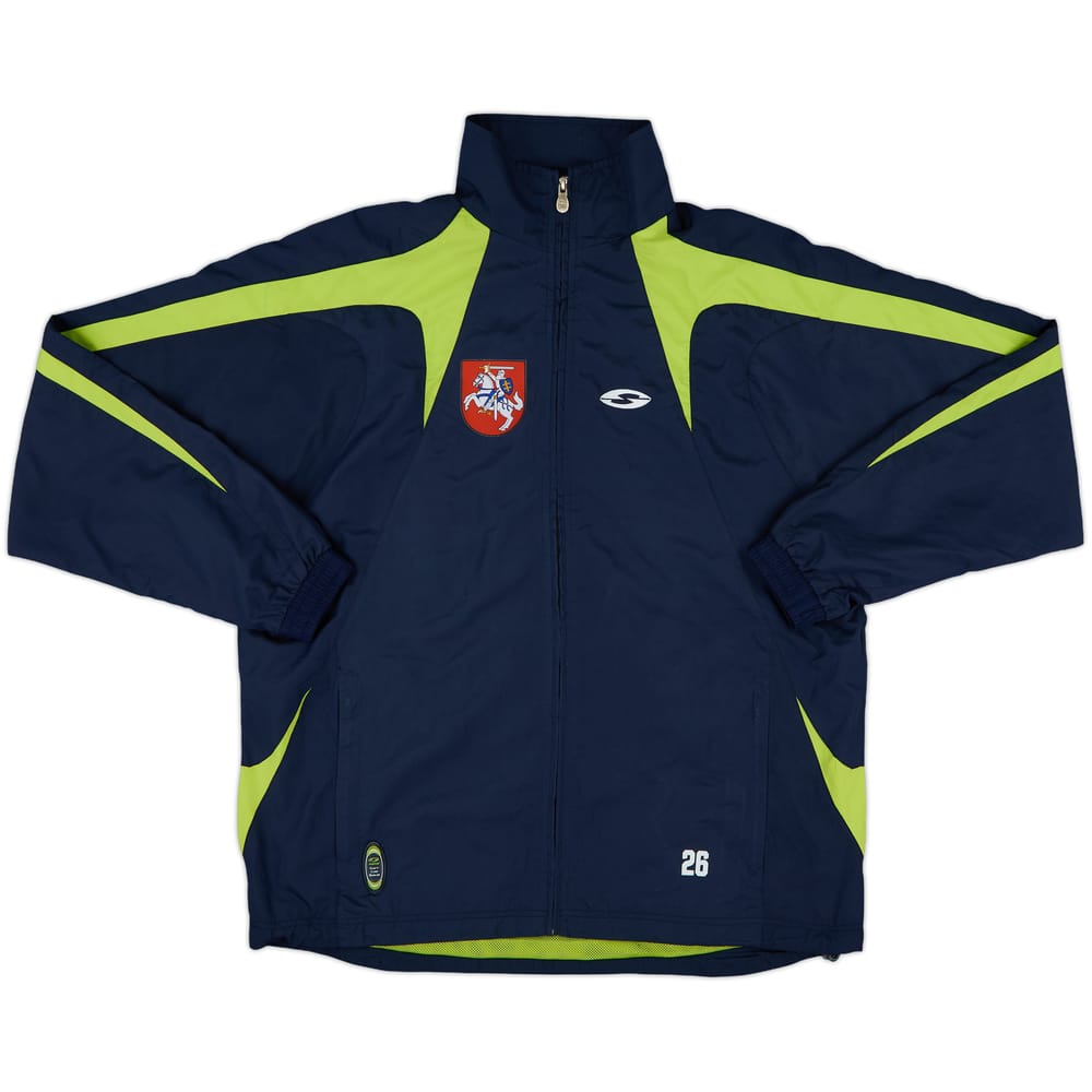 2006 Lithuania Saller Player Issue Track Jacket #26 - 8/10 - (L)