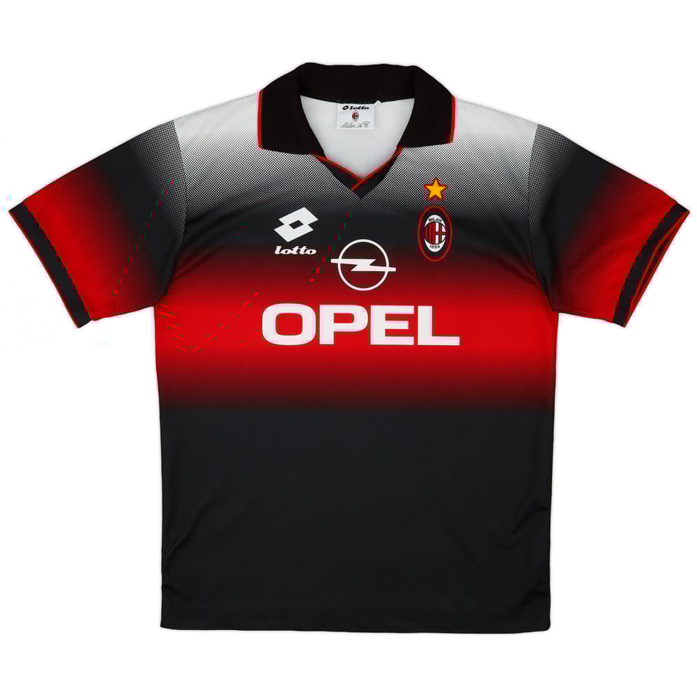 1995-96 AC Milan Lotto Training Shirt - 9/10 - (XL)