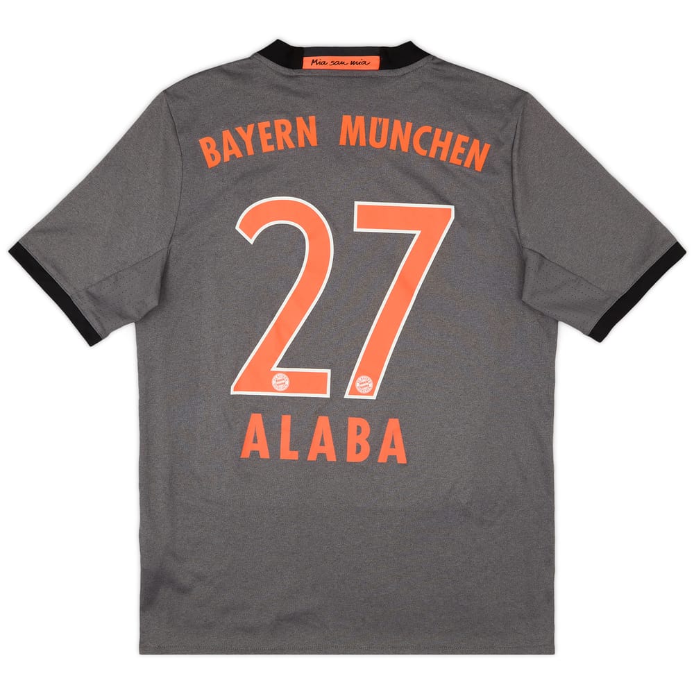 2016-17 Bayern Munich Away Shirt Alaba #27 - 8/10 - (XL.Boys)