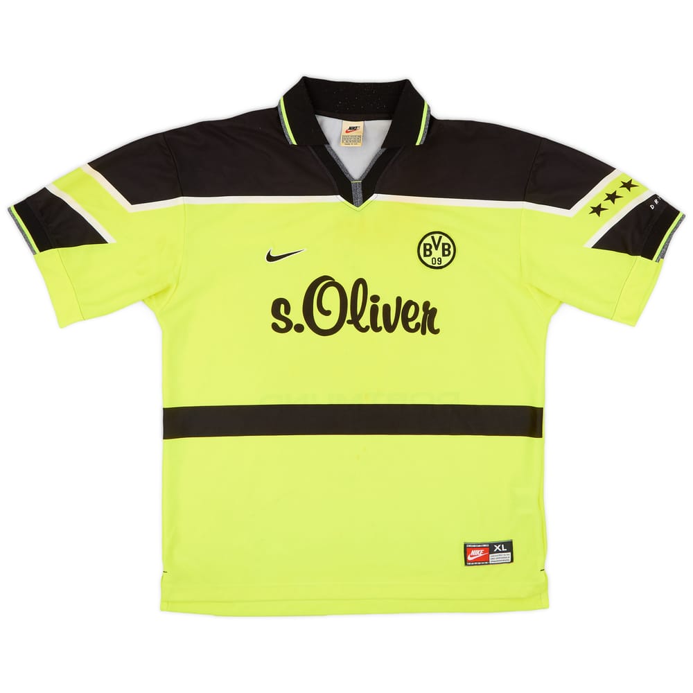 1997-98 Borussia Dortmund Home Shirt - 7/10 - (XL)