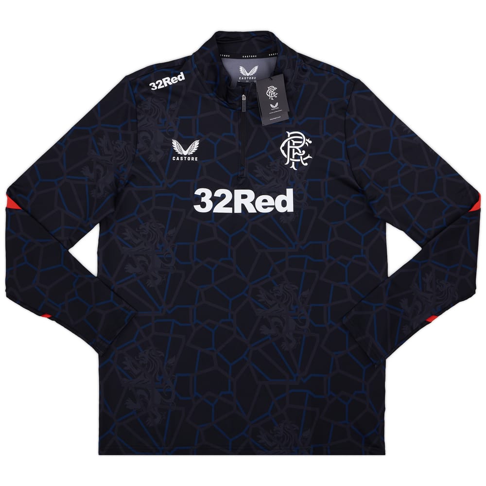 2024-25 Rangers Castore Pre-Match 1/4 Zip Top