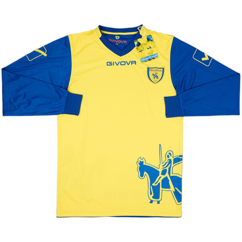 2011-12 Chievo Verona Home L/S Shirt (XL)
