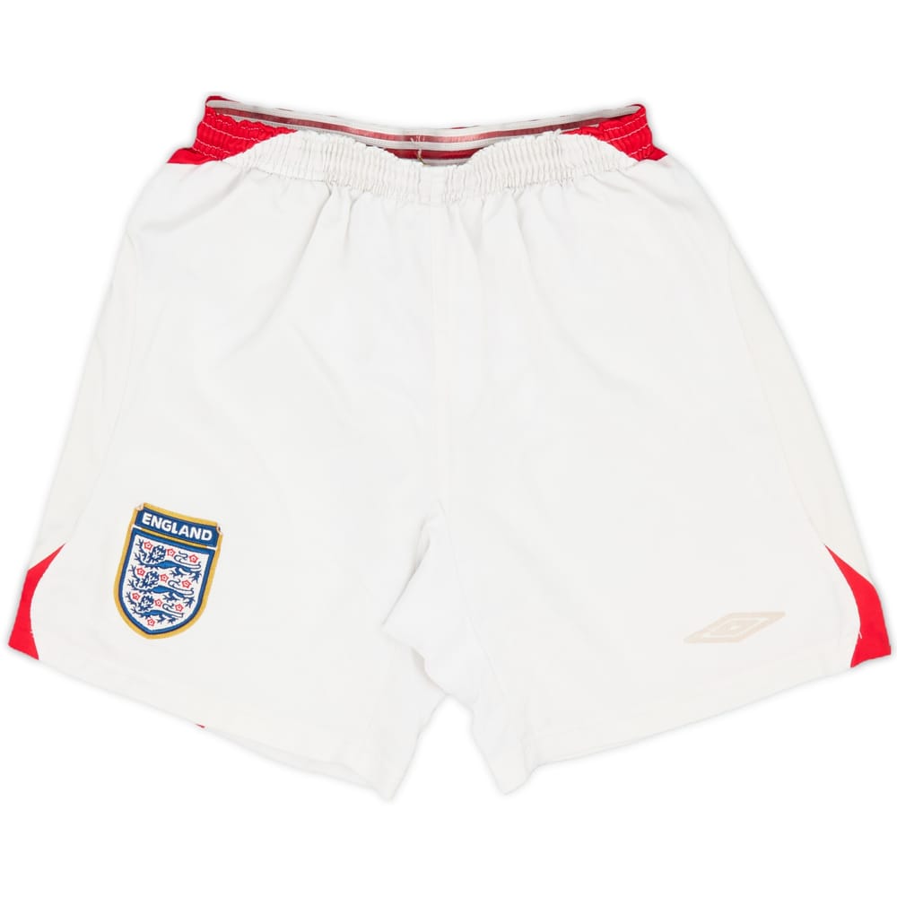 2006-08 England Away Shorts - 5/10 - (S)