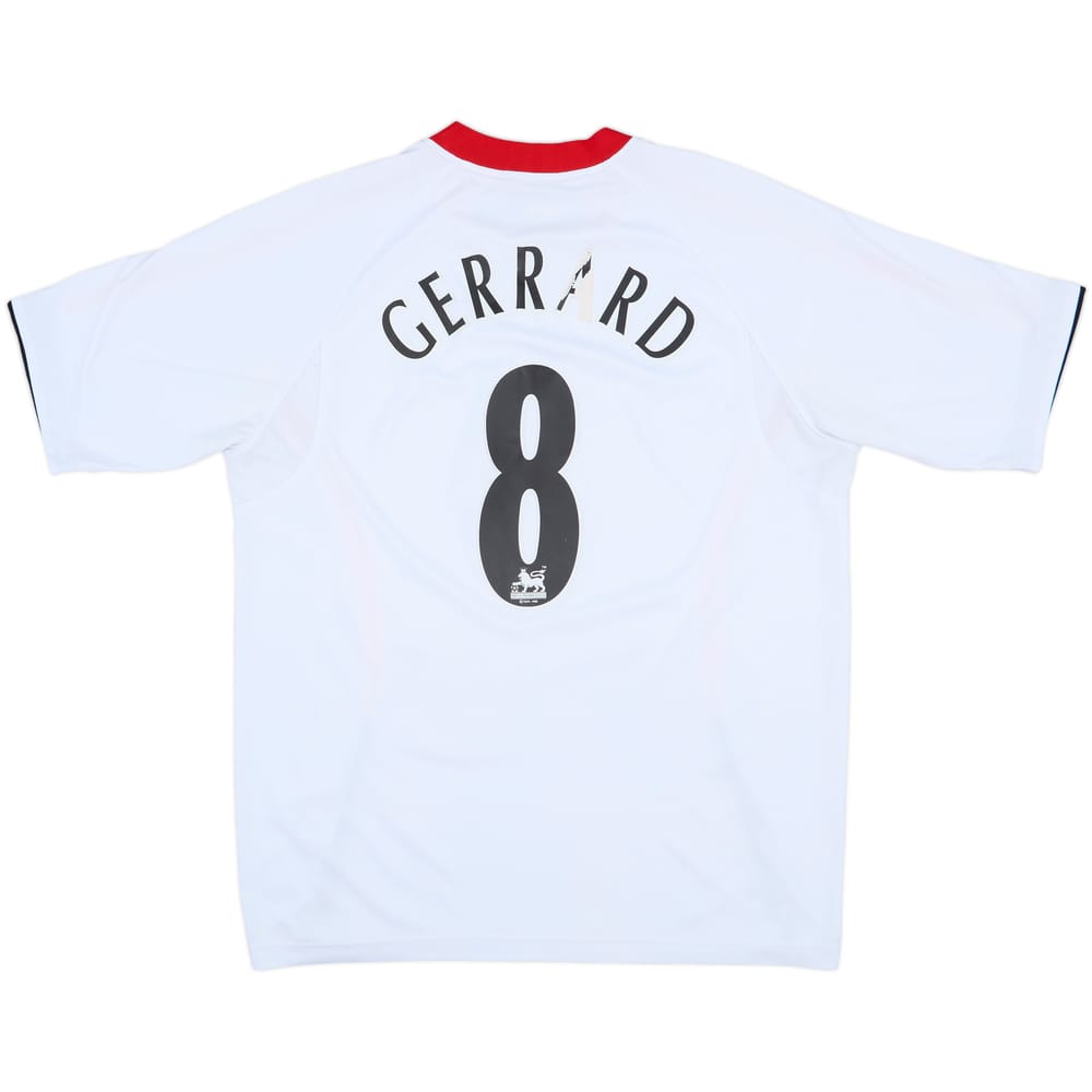 2005-06 Liverpool Away Shirt Gerrard #8 - 4/10 - (L)