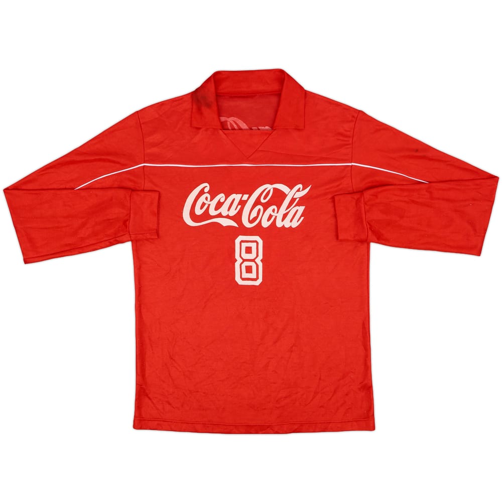 1980s Coca-Cola Training L/S Shirt #8 - 6/10 - (S)
