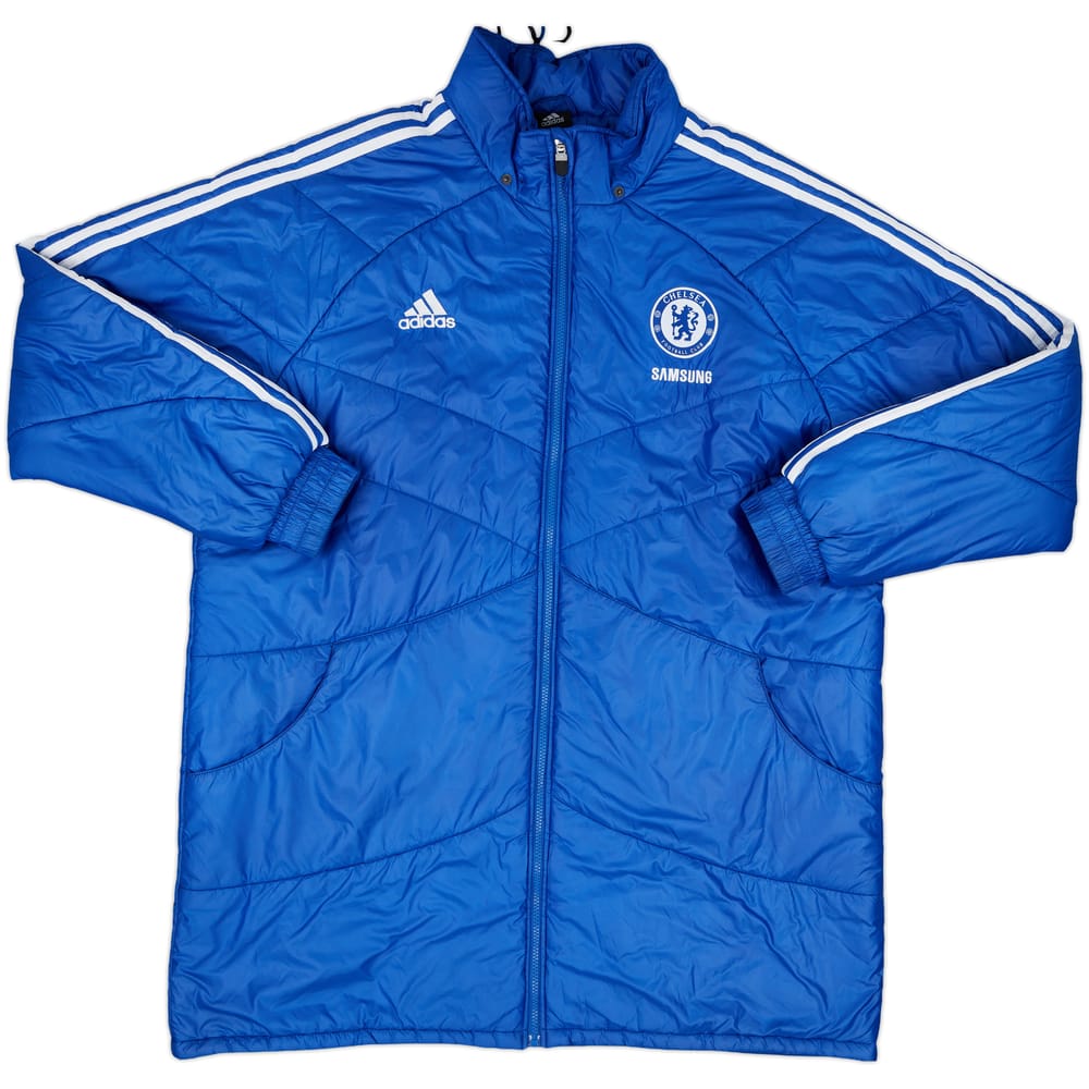 2011-12 Chelsea adidas Padded Bench Coat - 8/10 - (4XL)