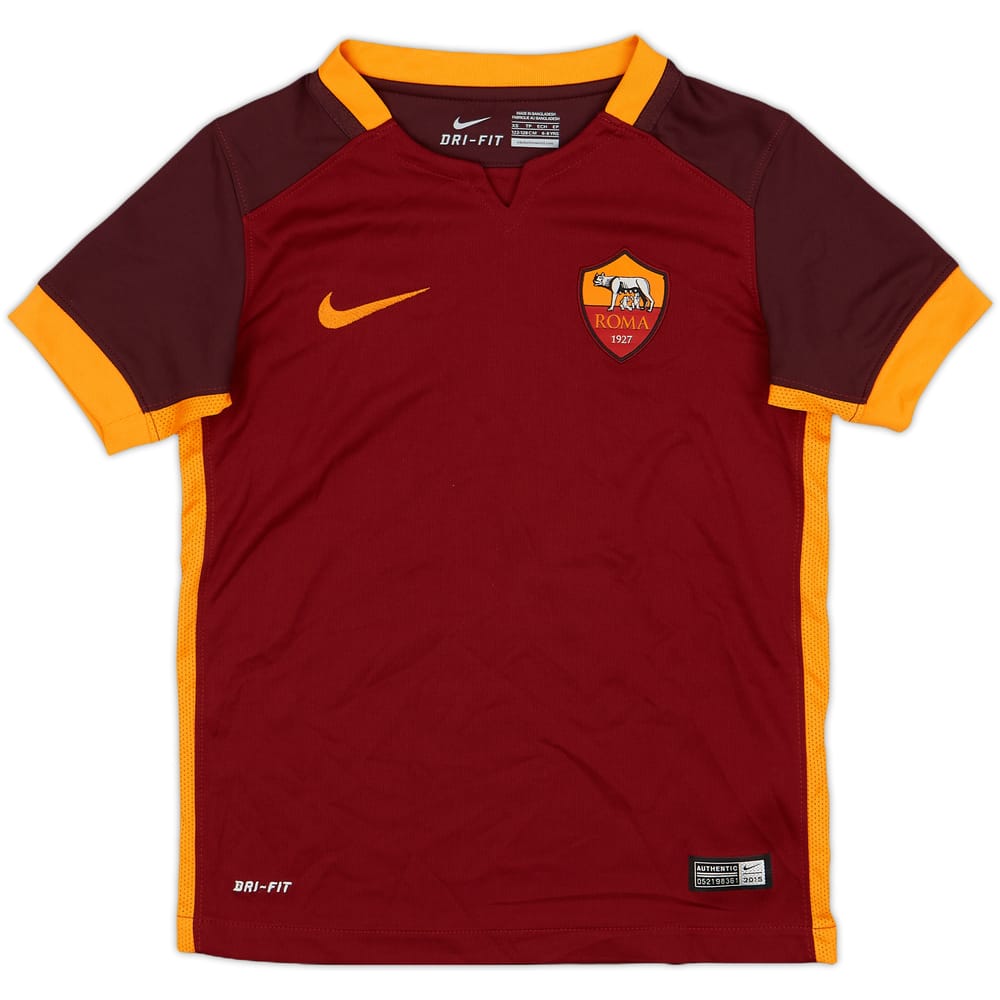 2015-16 Roma Home Shirt Zein #10 - 9/10 - (6-8 Years)