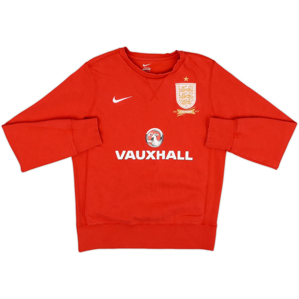 2013-14 England Nike Sweat Top - 8/10 - (S)