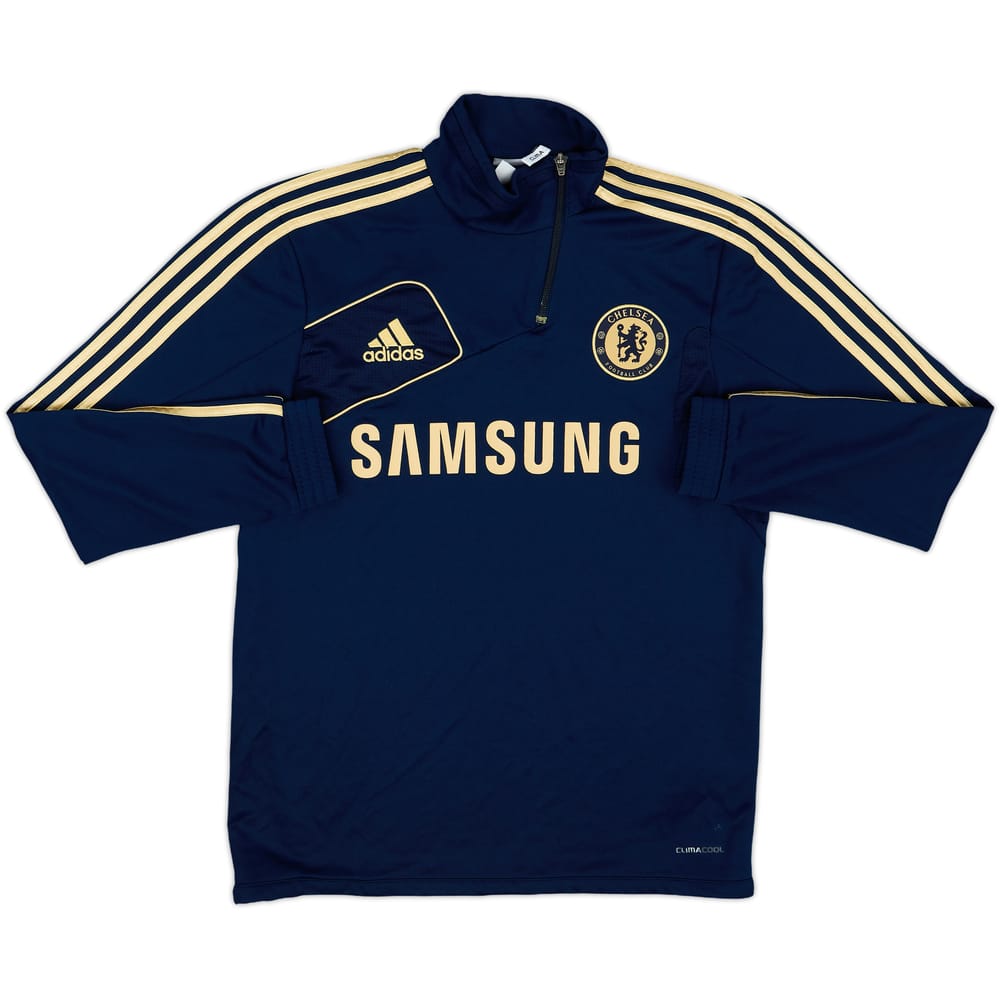 2012-13 Chelsea adidas 1/4 Zip Drill Top - 7/10 - (M/L)