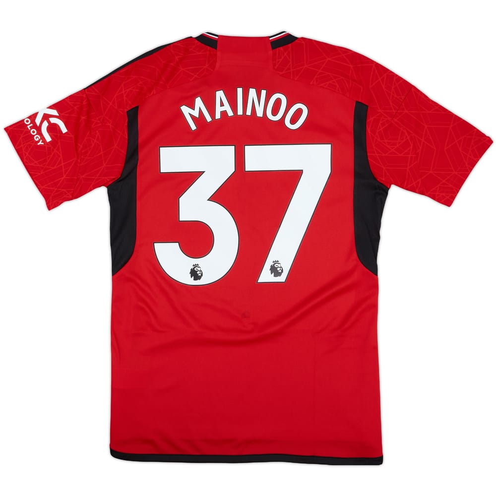 2023-24 Manchester United Home Shirt Mainoo #37 (M)