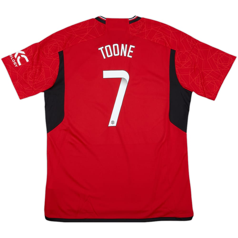 2023-24 Manchester United Home Shirt Toone #7 (XL)