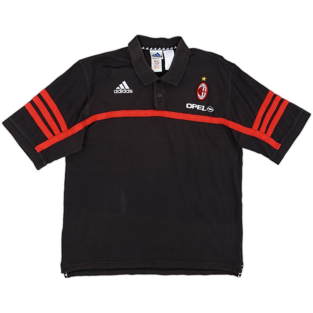 2000-01 AC Milan adidas Polo Shirt - 8/10 - (L)