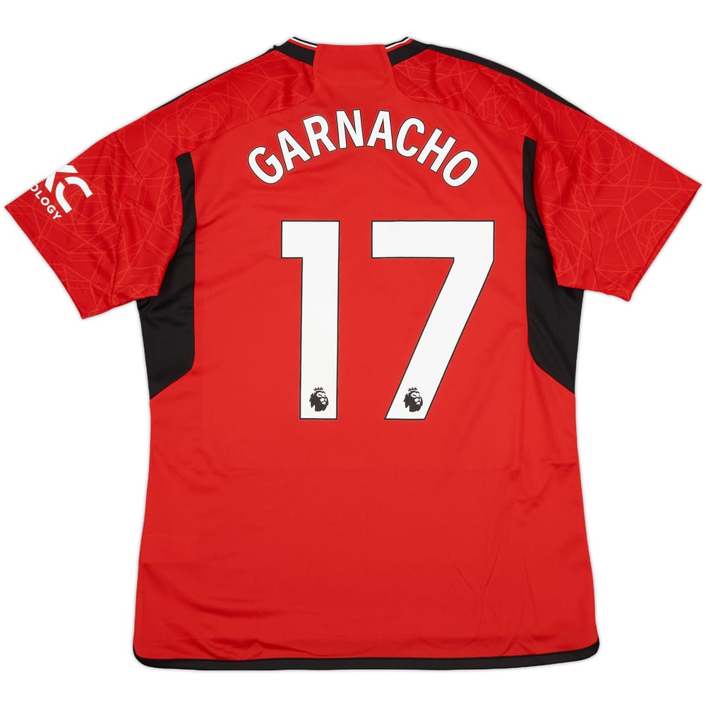 2023-24 Manchester United Home Shirt Garnacho #17 (L)
