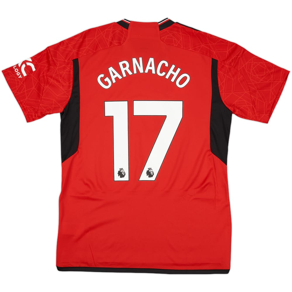 2023-24 Manchester United Home Shirt Garnacho #17 (L)