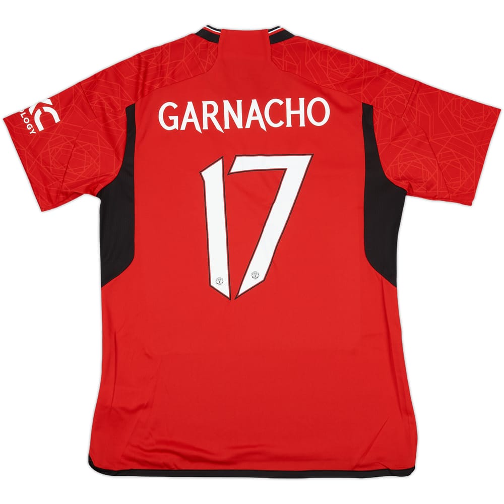2023-24 Manchester United Home Shirt Garnacho #17 (L)