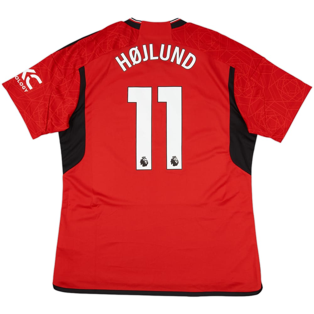 2023-24 Manchester United Home Shirt Højlund #11 (XL)