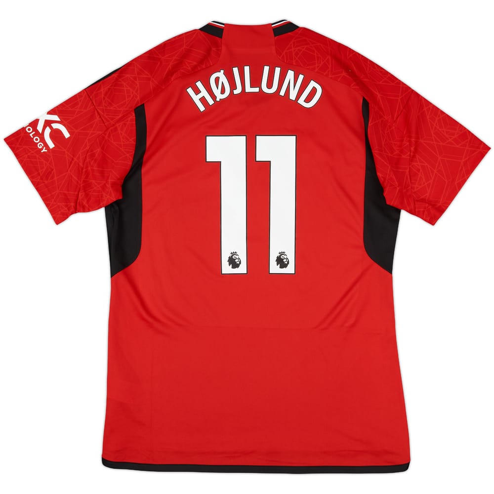 2023-24 Manchester United Home Shirt Højlund #11 (L)