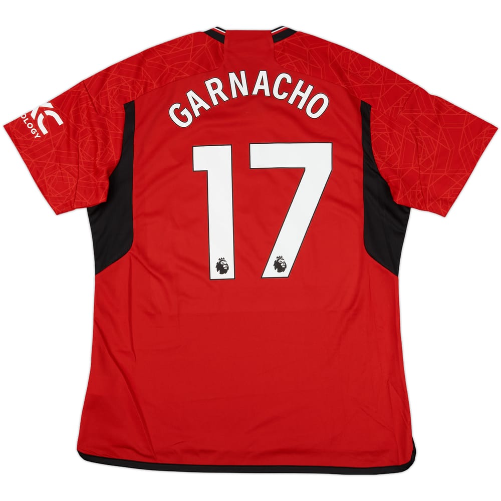 2023-24 Manchester United Home Shirt Garnacho #17 (XL)