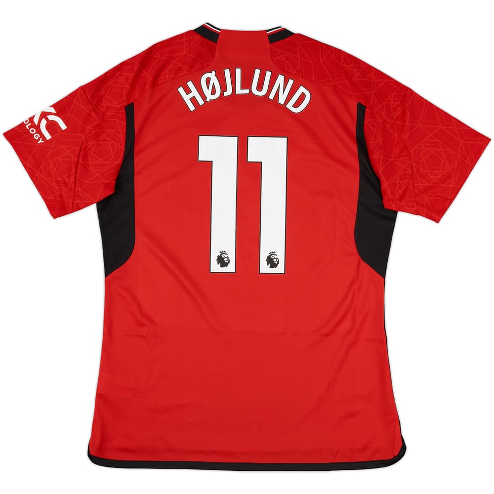 2023-24 Manchester United Home Shirt Højlund #11 (L)
