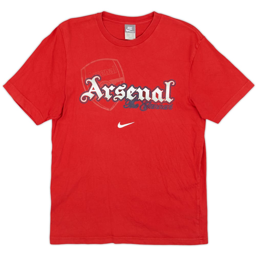 2009-10 Arsenal Nike Graphic Tee - 8/10 - (M)